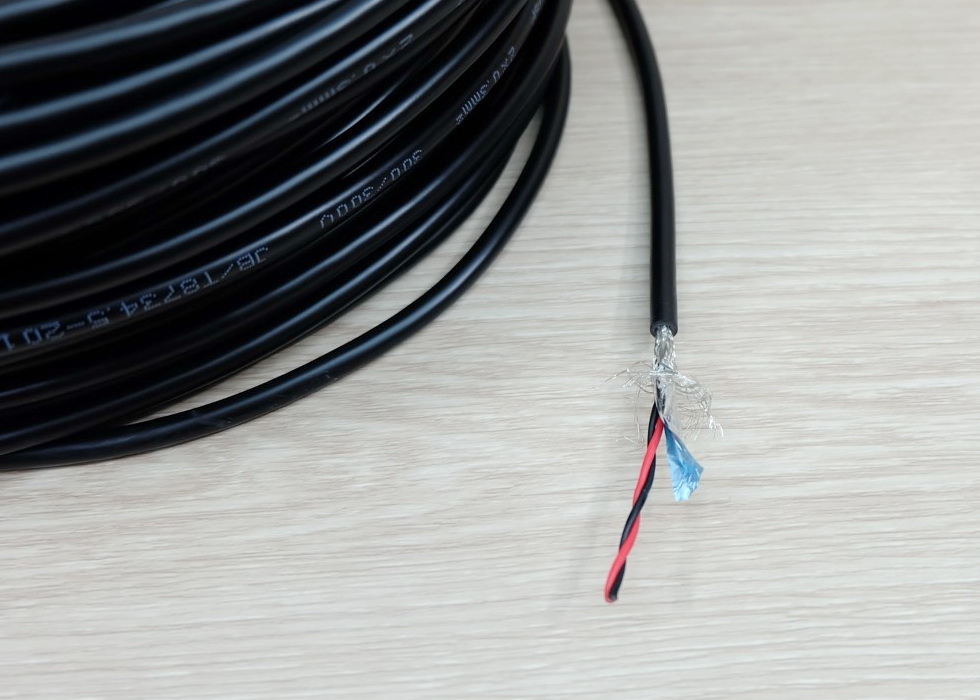 2 core X 0.3 mm² Shielded Wire RVSP Signal Line Shielded Twisted Pair (1m)