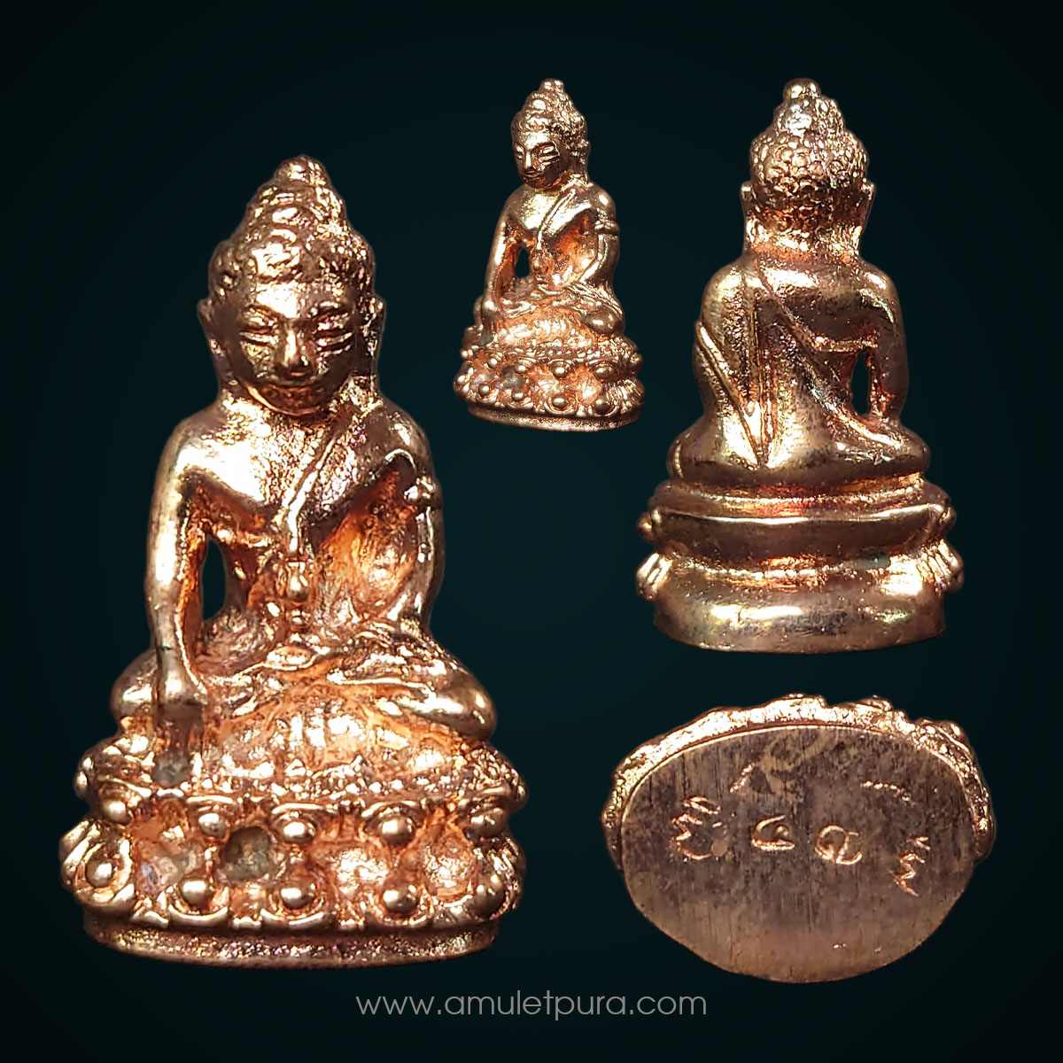 พระกริ่ง-พระชัยวัฒน์ พุทธยอดฟ้า (ชุดใหญ่ 8 องค์) ปี44 วัดสุทัศน์ฯ กรุงเทพฯ (มีโค้ด และหมายเลขกำกับ)