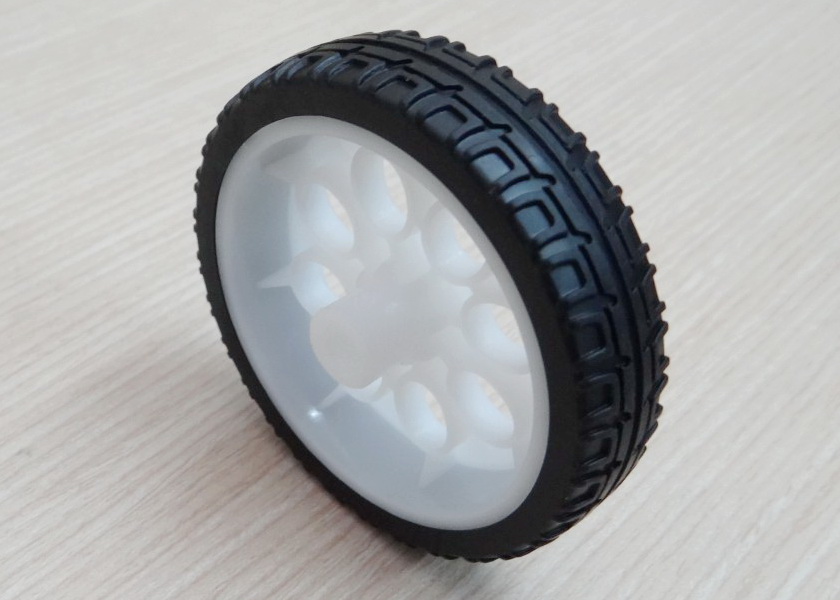 521 Rubber Wheel Robot Tires TT Motor Robot Smart Car Platform