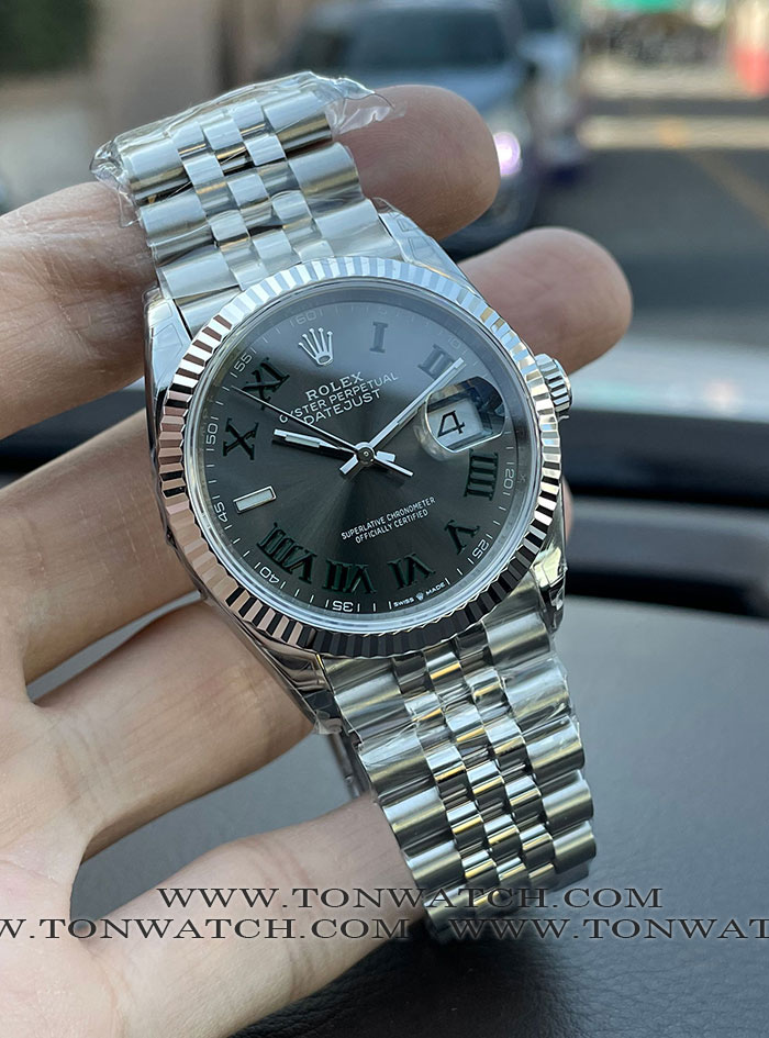 ROLEX DATEJUST 36 Wimbledon (VSF)