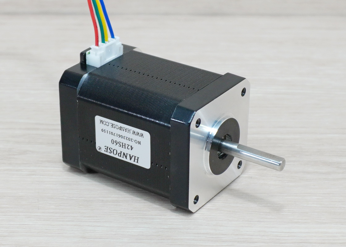 HANPOSE - Stepper motor (Nema17) แรงบิด 70 N.cm 1.7A (17HS6401S) Black End