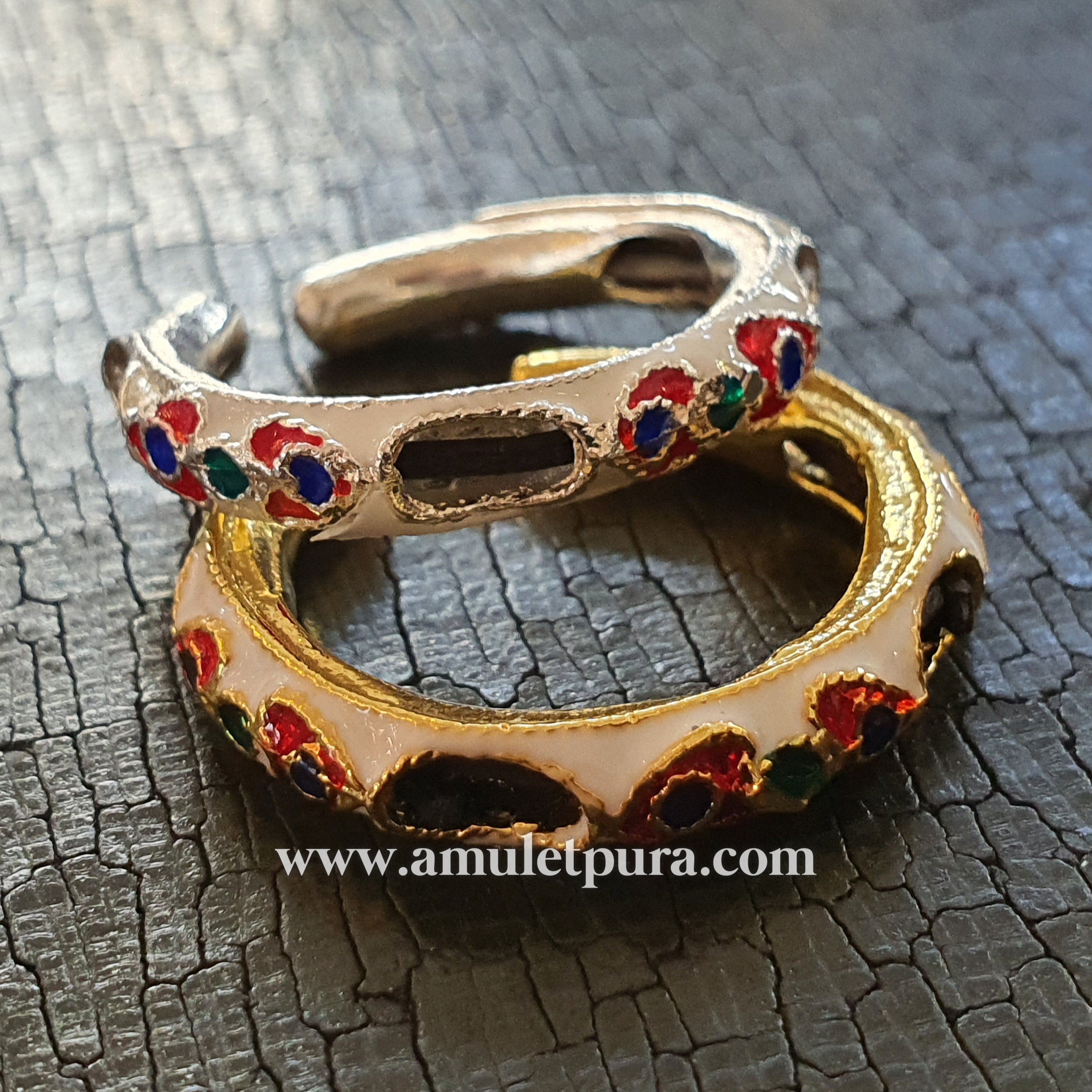 แหวนขนหางช้างลงยาสุโขทัย(เงินลงยา)สุดยอดเครื่องรางมงคลที่มีความขลังในตัวเองโดยที่ไม่ต้องทำการปลุกเสก(ฟรีไซส์ ปรับขนาดได้)