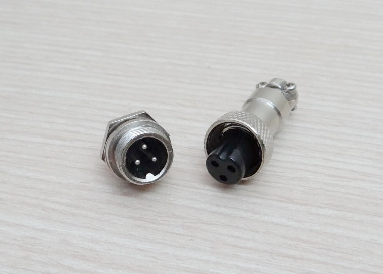 GX12 - 3P Male & Female - Connectors Socket Aviation Plug