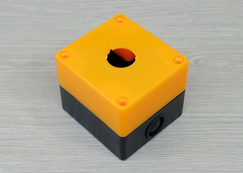 BX1 (Yellow) waterproof box 1 holes for 22mm mounting hole push button switch
