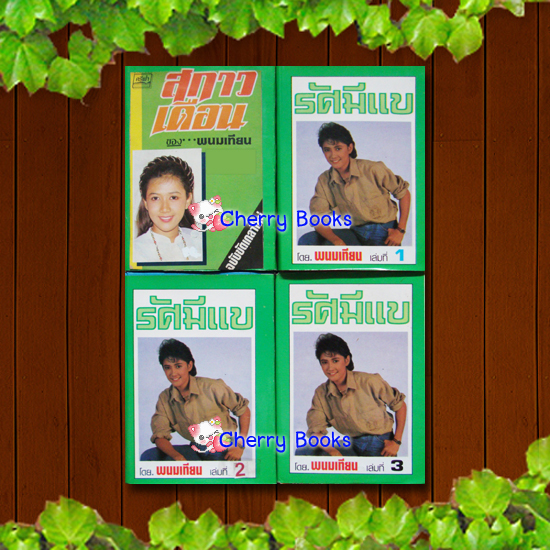 สกาวเดือน - รัศมีแข (4 เล่มจบ) / พนมเทียน***หายากมากๆค่ะ***