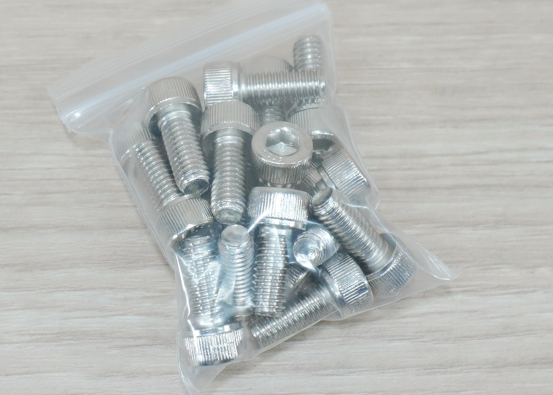 Hex Socket Cap Screw M6x14mm Nickel-plated (20ตัว/ถุง)