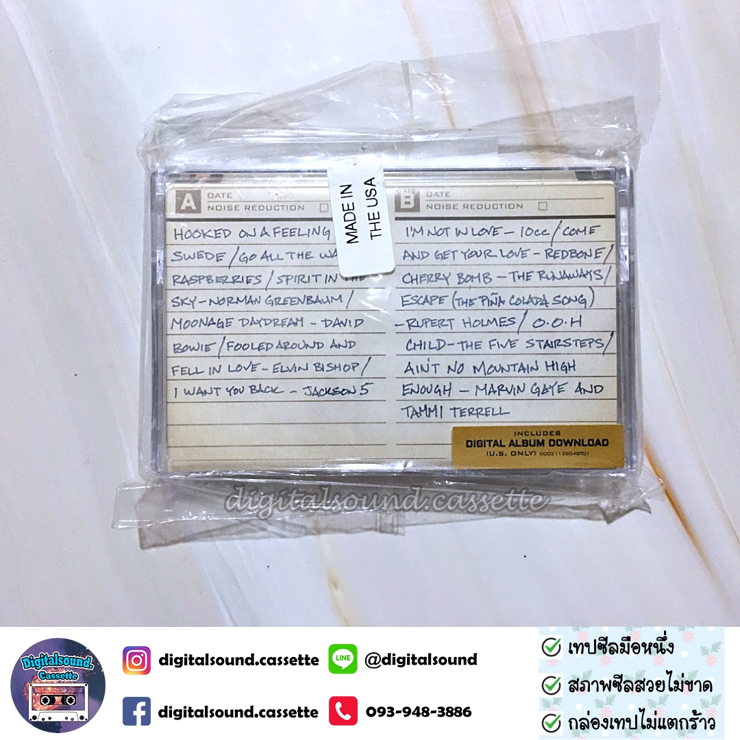 เทปคาสเซ็ท guardians of the galaxy vol 1 (Soundtrack) อัลบั้ม awesome mix vol 1 (MADE IN USA) (ซีลมือหนึ่ง)