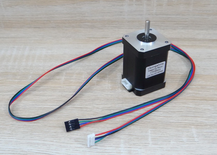 Usongshine - Stepper motor (Nema17) แรงบิด 70 N.cm 1.7A (17HS6001S) Black End