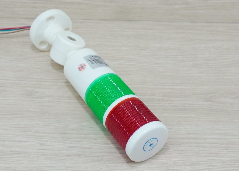 LED 12-24V DC (BEM-X-50-2K-D) Stack Alarm LED Indicator Lamp (Red, Green, มีเสียง กระพริบ)