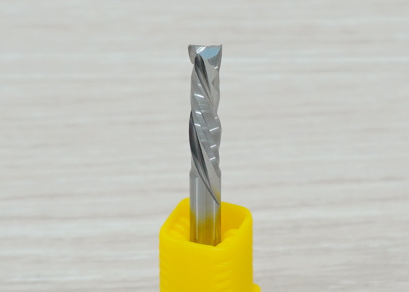 Double-Edged Compound Milling Cutter 4x4x17mm Blade Spiral Carbide เกรด 3A