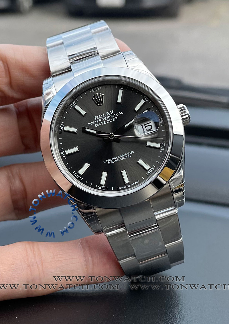 ROLEX DATEJUST41 RHODIUM (VSF)