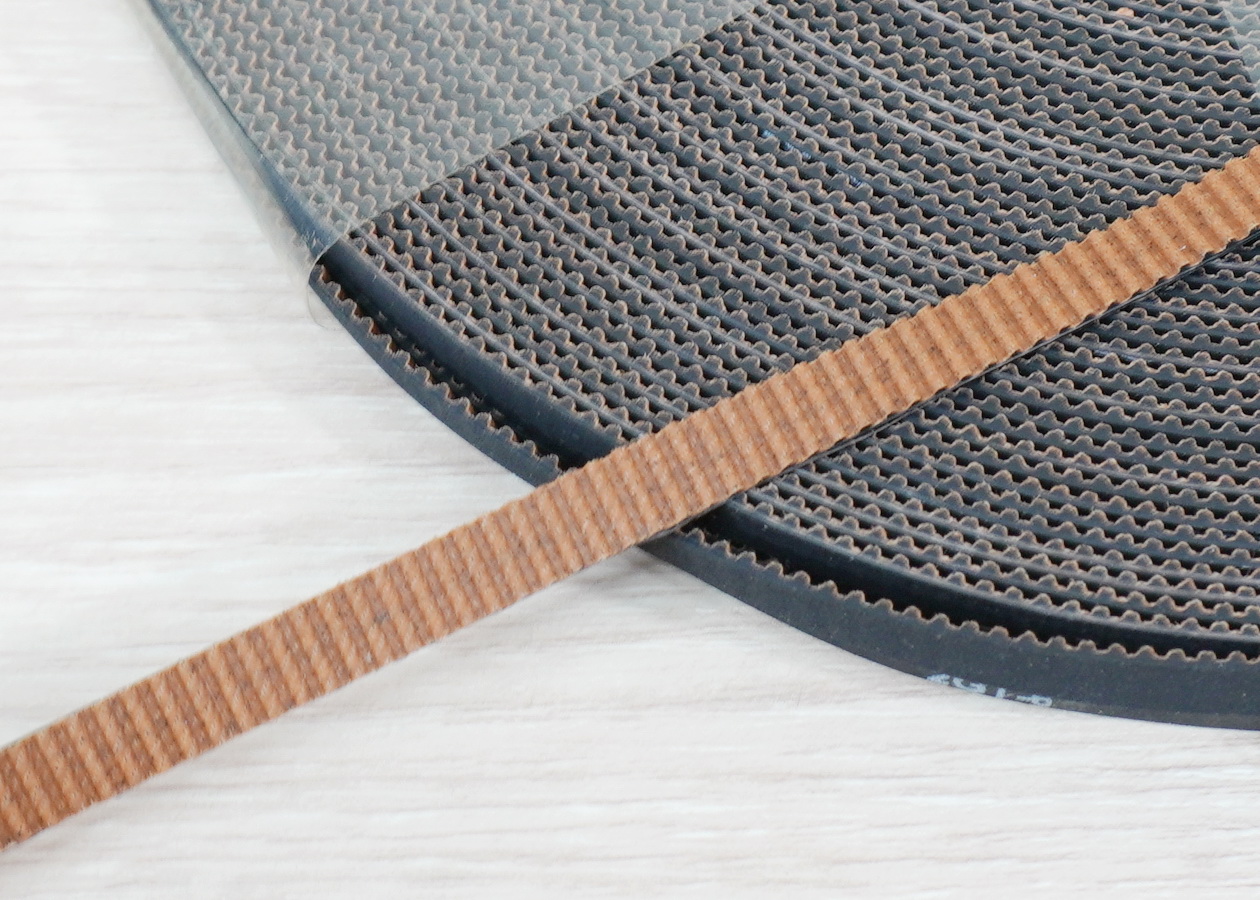 2GT-6mm Dustproof Neoprene Timing Belt Fiberglass Core สีดำ (ราคา/1เมตร)