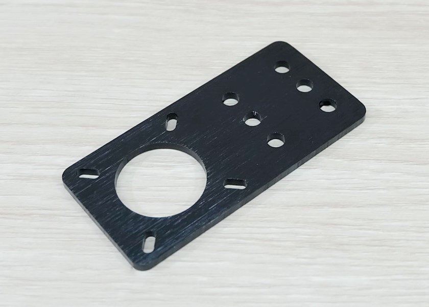 Motor Mount Plate - NEMA 17 Stepper Motor (Black)