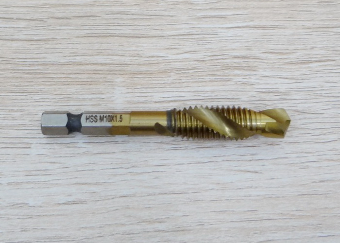 M10 x 1.5 Hex Shank Titanium Coated Thread Tap HSS6542