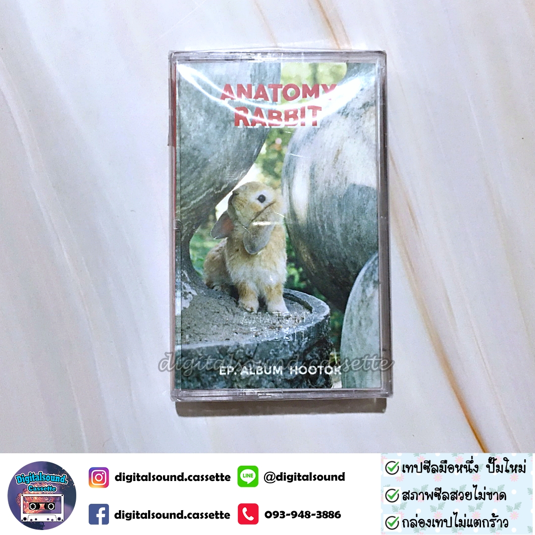 เทปเพลง เทปคาสเซ็ท Anatomy Rabbit อัลบั้ม HOOTOK หูตก (ซีลมือหนึ่ง)