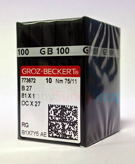 เข็มพ้ง B27/DCX27/DCX1 RG Nm 75/11