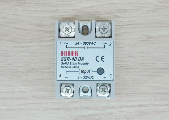 เครื่องควบคุมอุณหภูมิ ระบบ PID รุ่น REX-C100FK02-V*AN (220V/50HZ) + Thermocouple 0 to 400 °c + SSR40DA
