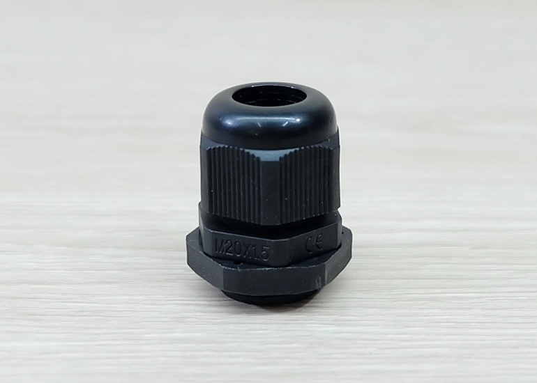 M20 (Black) Water-proof Nylon Plastic Cable Gland Connector (แพ็ค 10 ตัว)