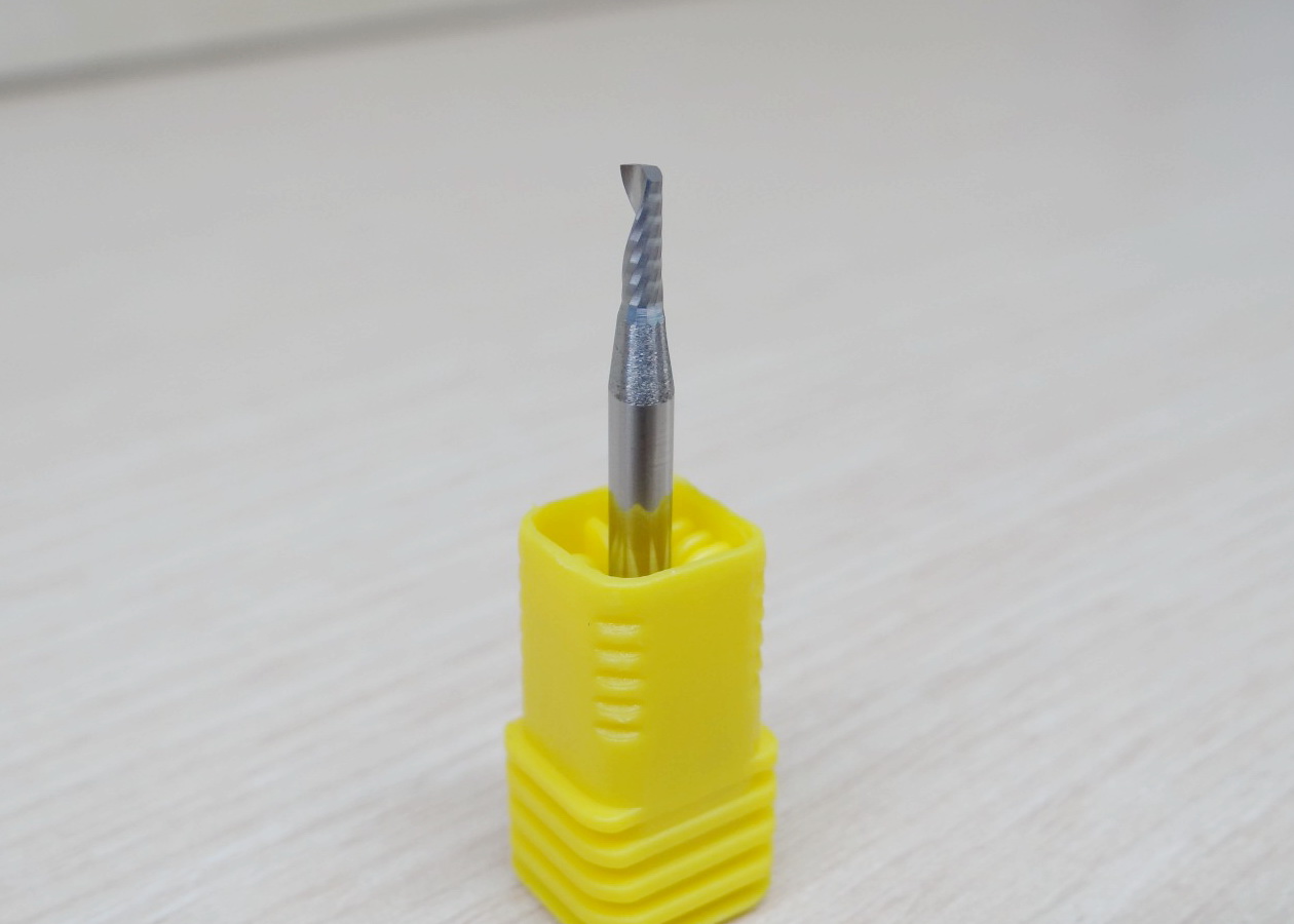 Wood/Acrylic - 3.175x2x6mm Single Flute Bit Carbide End Mill (SHKxCEDxCEL) เกรด 3A