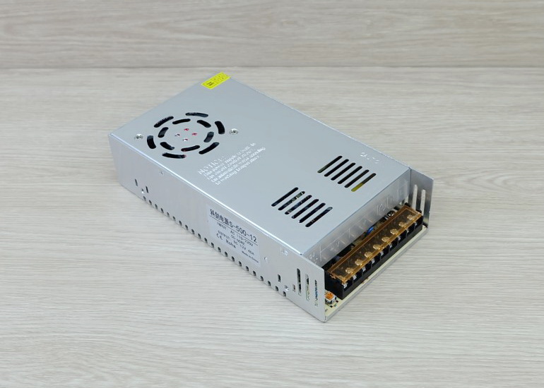 12V-40A-480W DC Switching Power Supply (KEJIAN) + Fan Automatic