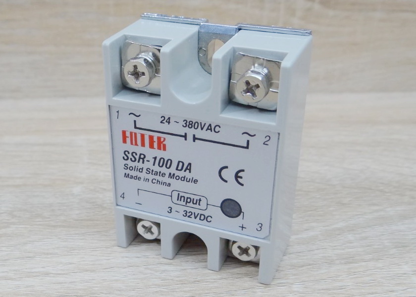 Solid State Relay, SSR-100DA, input 3-32VDC output 24-380VAC,100A