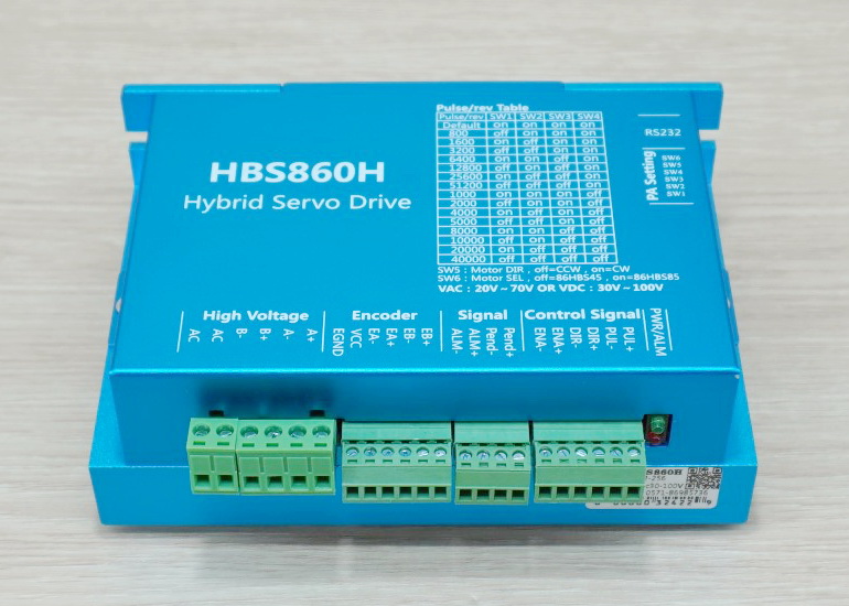 HBS860H Closed-Loop Hybrid Stepper Motor Drive With RS232 Port For Servo Motor (Nema34)