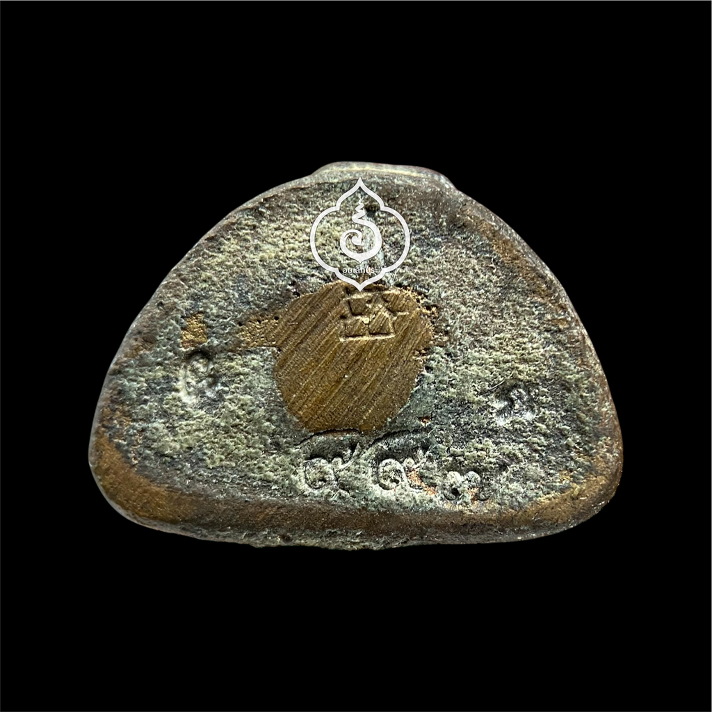 พระมหาสังกัจจายน์ พิมพ์ 50 ปี วัดเมืองยะลา (เนื้อสัมฤทธิ์ หล่อโบราณ) รุ่นสันติสุข ปี52 พ่อท่านฉิน วัดเมืองยะลา จ.ยะลา (มีโค้ดใต้ฐาน หมายเลข 997)