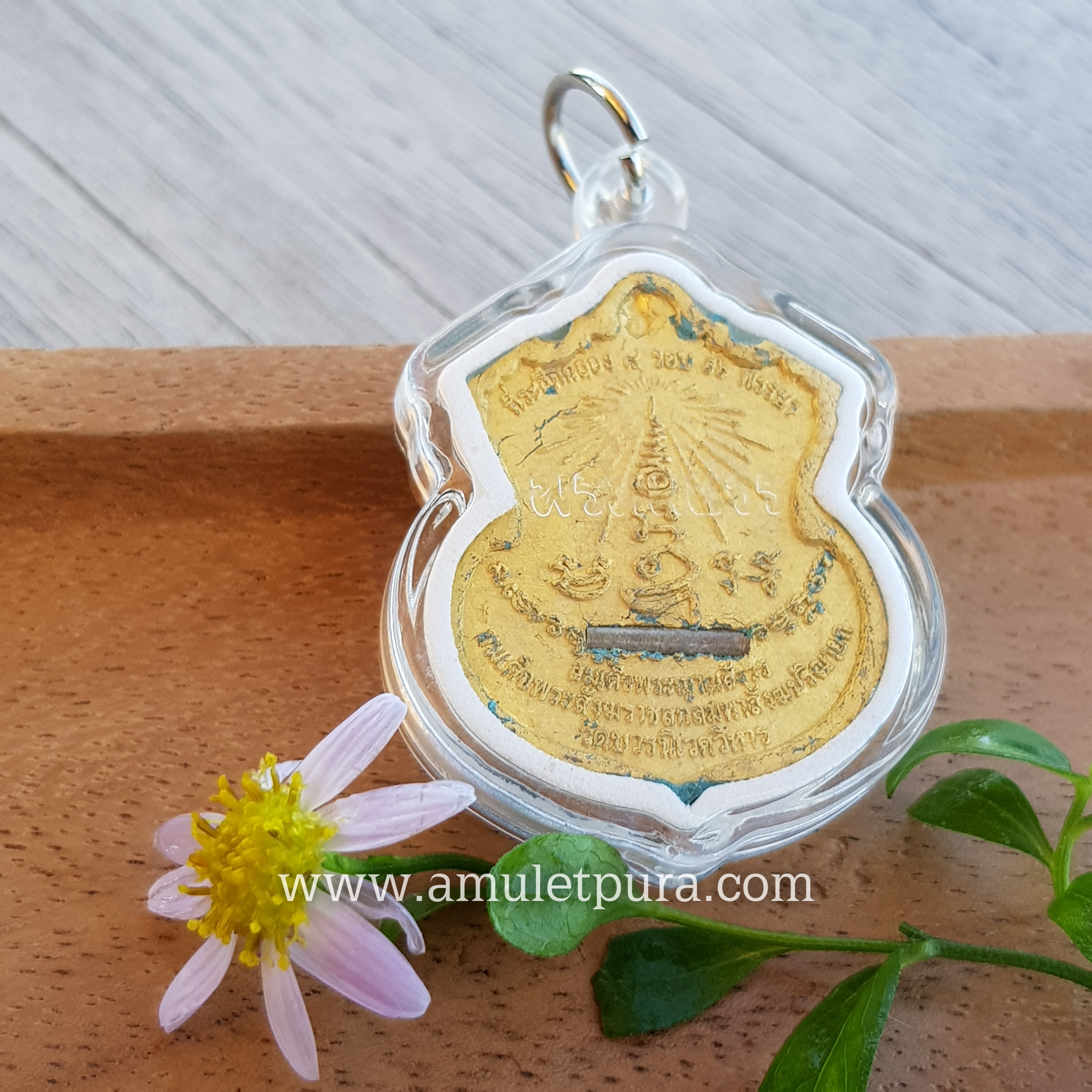 #121 พระผงท้าวมหาพรหม (เนื้อผงไม้มงคล) ชุดกรรมการ รุ่นพรหมบวร ปี53 วัดบวรนิเวศวิหาร กรุงเทพฯ (ฝังตะกรุด มีโค้ด ก หมายเลข 121)