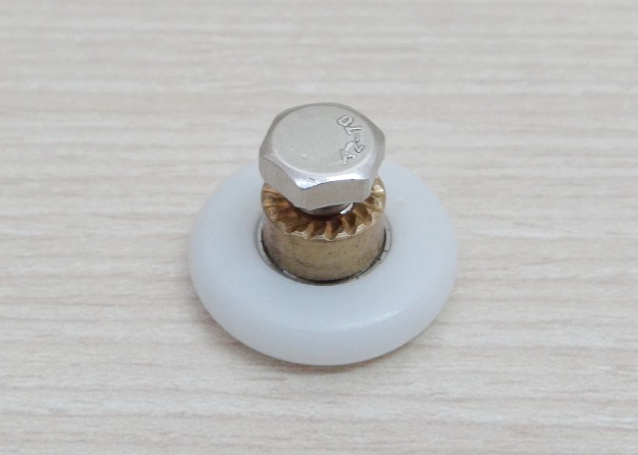 Nylon Pulley Sheave 25mm Diameter + Screw M6x12