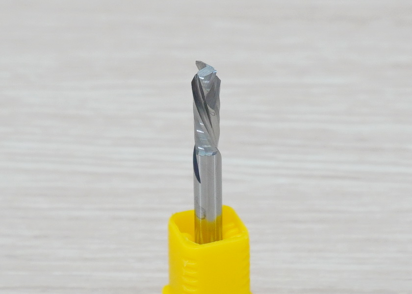 Double-Edged Compound Milling Cutter 4x4x12mm Blade Spiral Carbide เกรด 3A