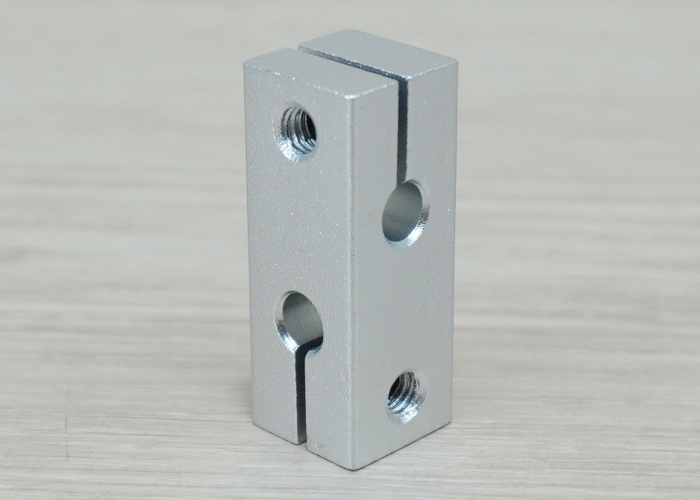 5mm x 5mm Holes Cross Shaft Support Aluminum Alloy