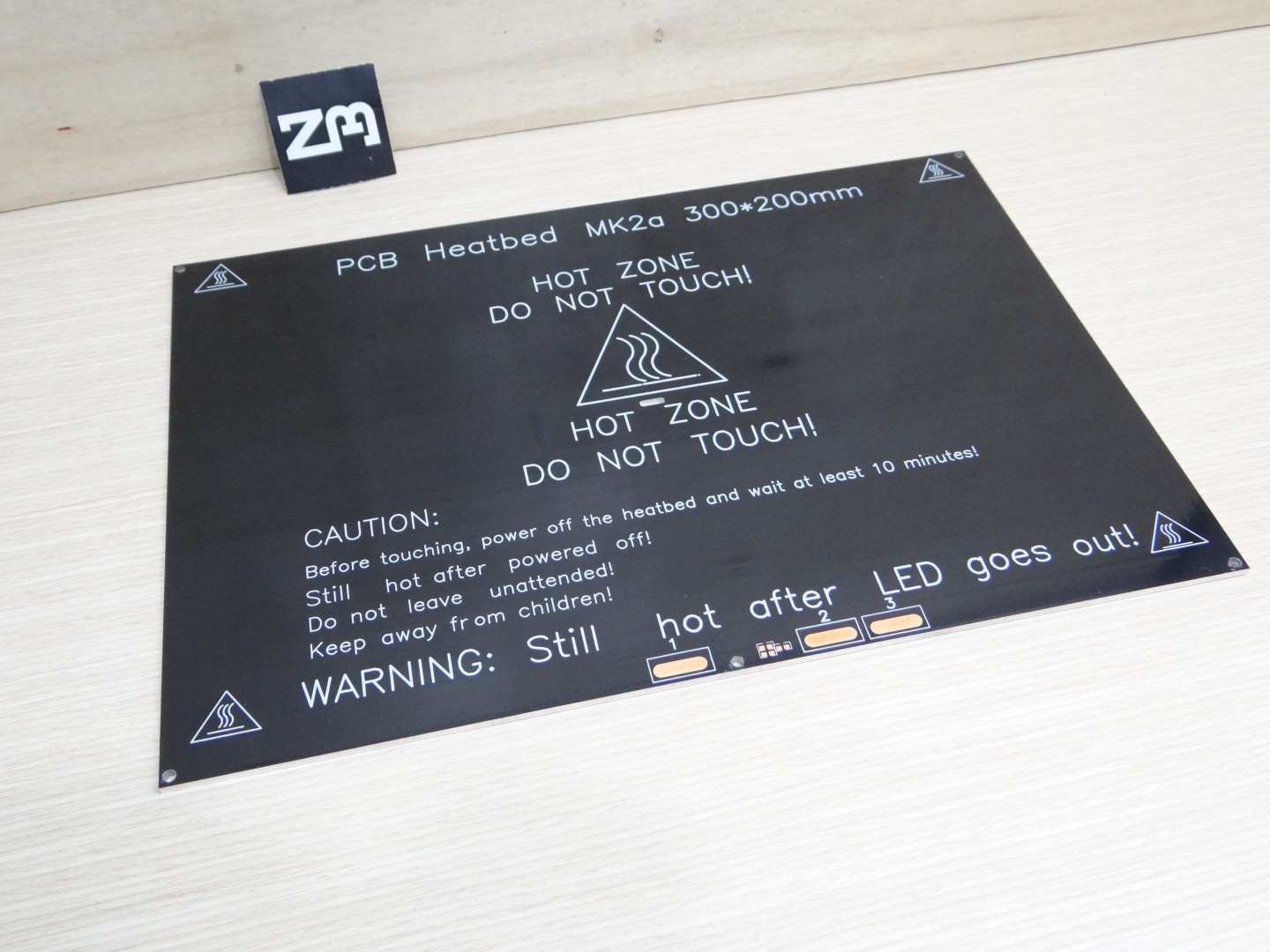 Aluminum 300x200mm Heated Bed MK2A 12V-24V