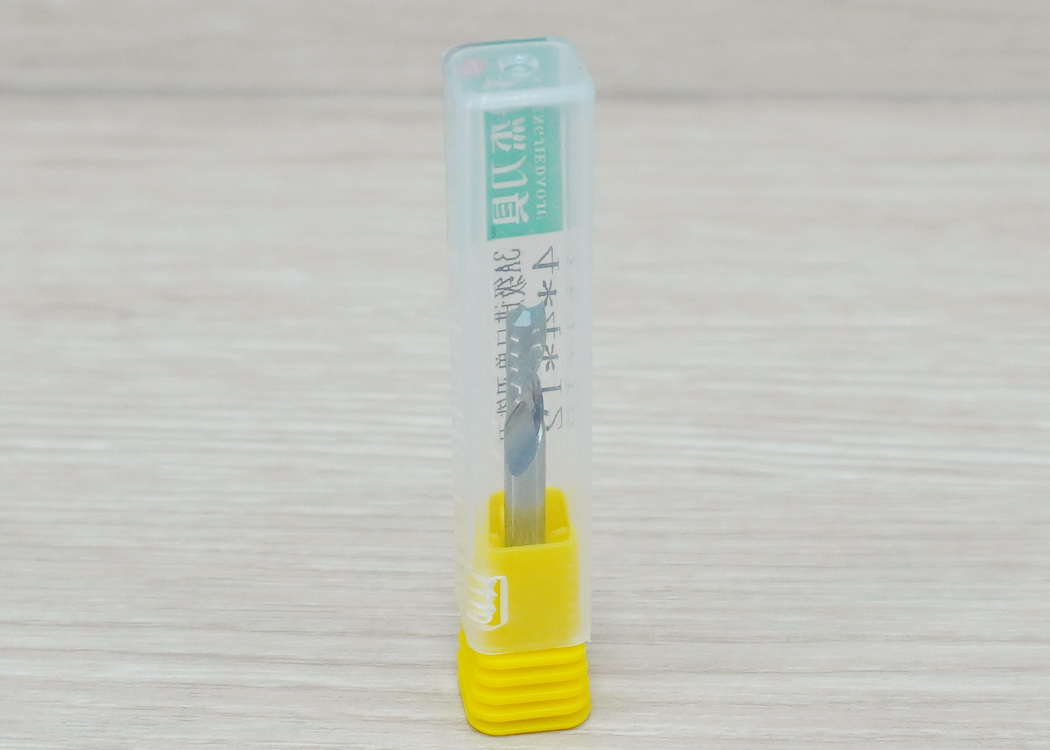 Wood/Acrylic - 4x4x12mm Single Flute Bit Carbide End Mill (SHKxCEDxCEL) เกรด 3A