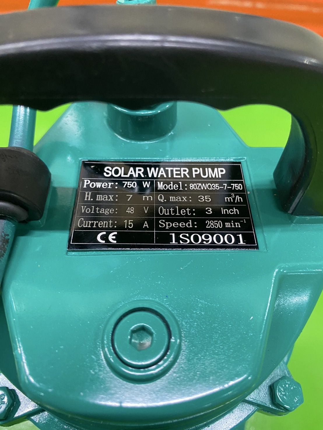 ปั้มจุ่ม 48v 750w Outlet 3 บัสเลส 15A Max H.7m