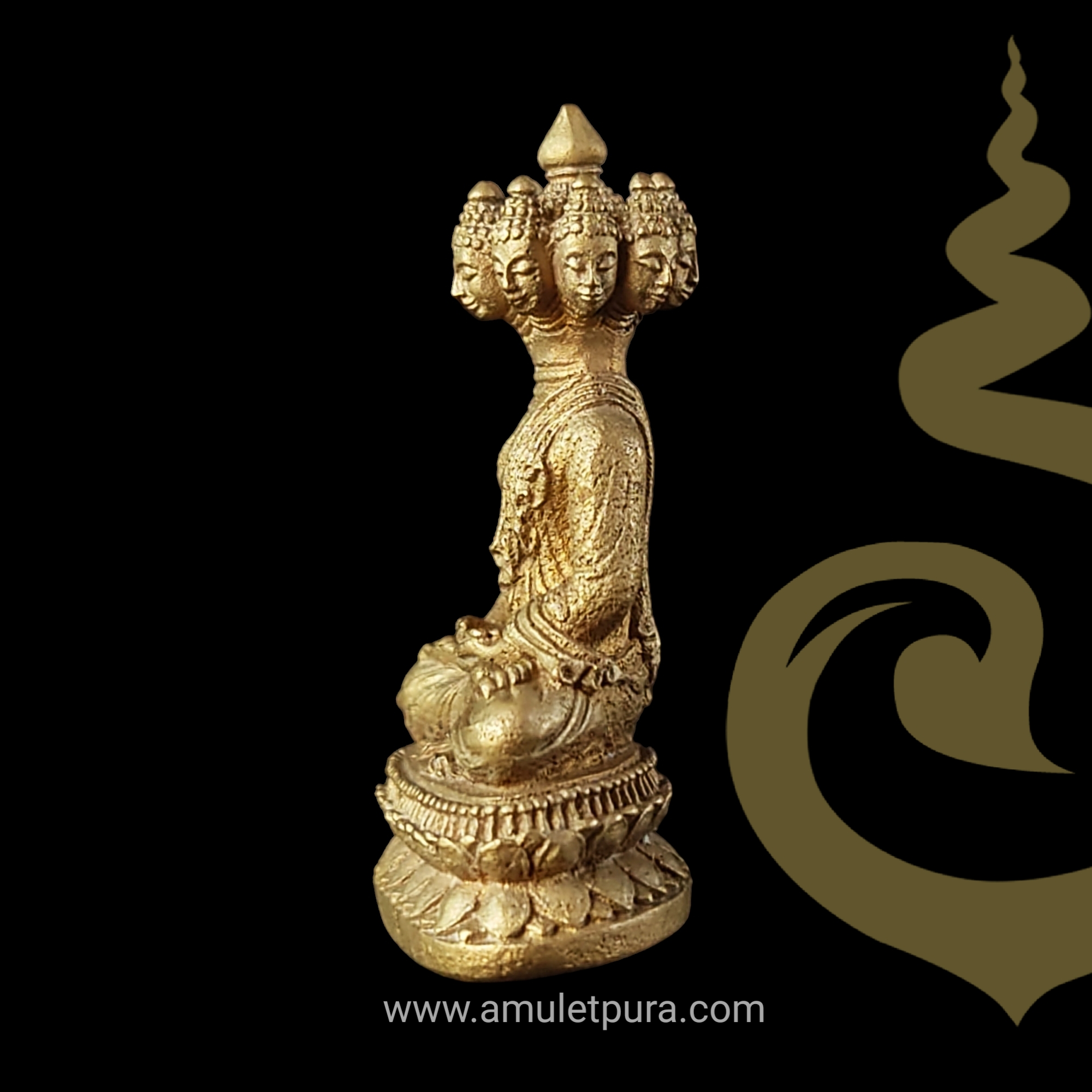 พระเศรษฐีนวโกฏิ เนื้อระฆังเก่า รุ่นแรก รุ่นแซยิด 88ปี โชค ลาภ ฟู ปี52 หลวงพ่อฟู วัดบางสมัคร จ.ฉะเชิงเทรา (ใต้ฐานอุดผง ตอกโค้ด หมายเลข 6941)