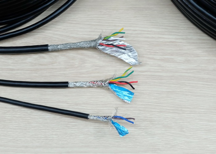 4 core X 0.3 mm² Shielded Wire RVSP Signal Line Shielded Twisted Pair (1m)