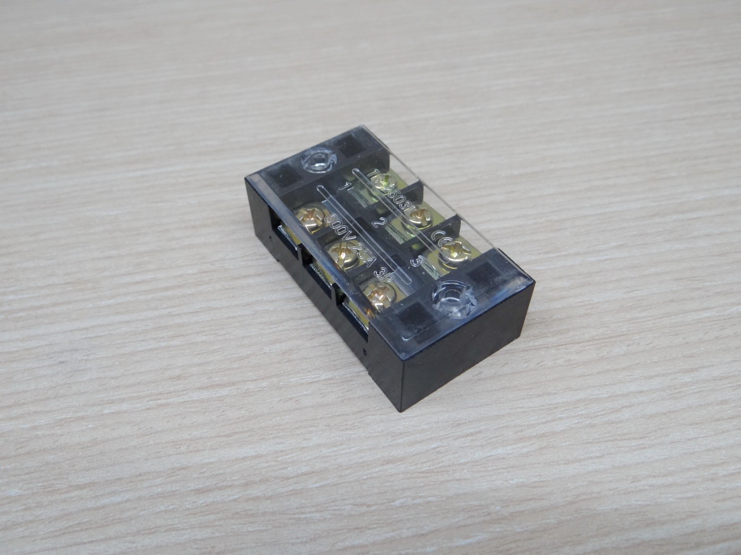 Terminal Blocks TB-2503 (600V 25A 3P) Patch Panel Wiring Row Junction Box