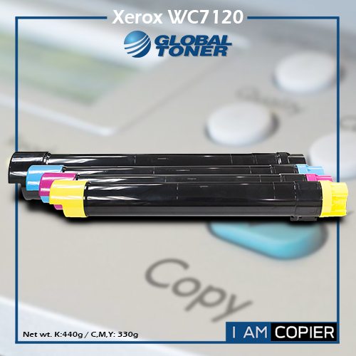ชุดผงหมึก เครื่องถ่ายเอกสาร Fuji-Xerox WorkCentre 7120/7125 ชนิดบรรจุตลับ