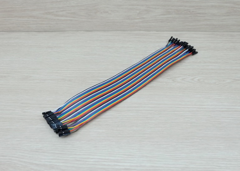 30cm Cable jumper 40P Female-Female (เมีย-เมีย)