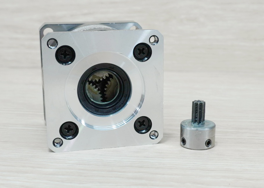 Planetary Gearbox Ratio 10:1 NEMA23 Speed Reducer (Shaft IN 8mm - OUT 14mm)