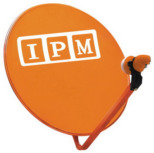 หน้าจานดาวเทียม IPM (สีส้ม) ขนาด 60 ซ.ม.+ LNB IPM ราคา 600 บาท