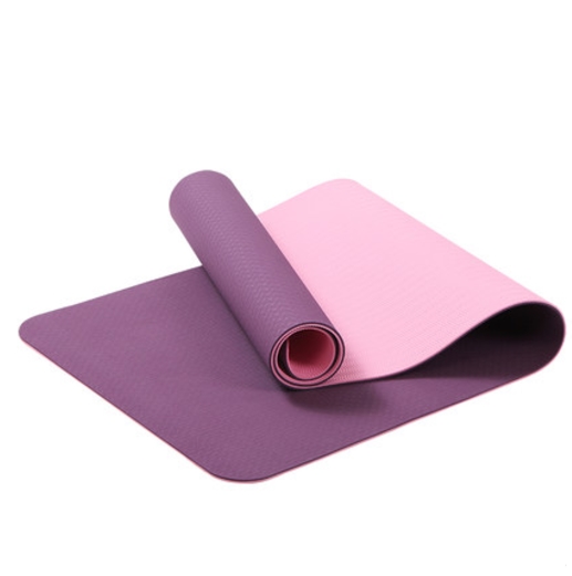 เสื่อโยคะ TPE ยางธรรมชาติ 2 Tone ขนาด 6 มิล