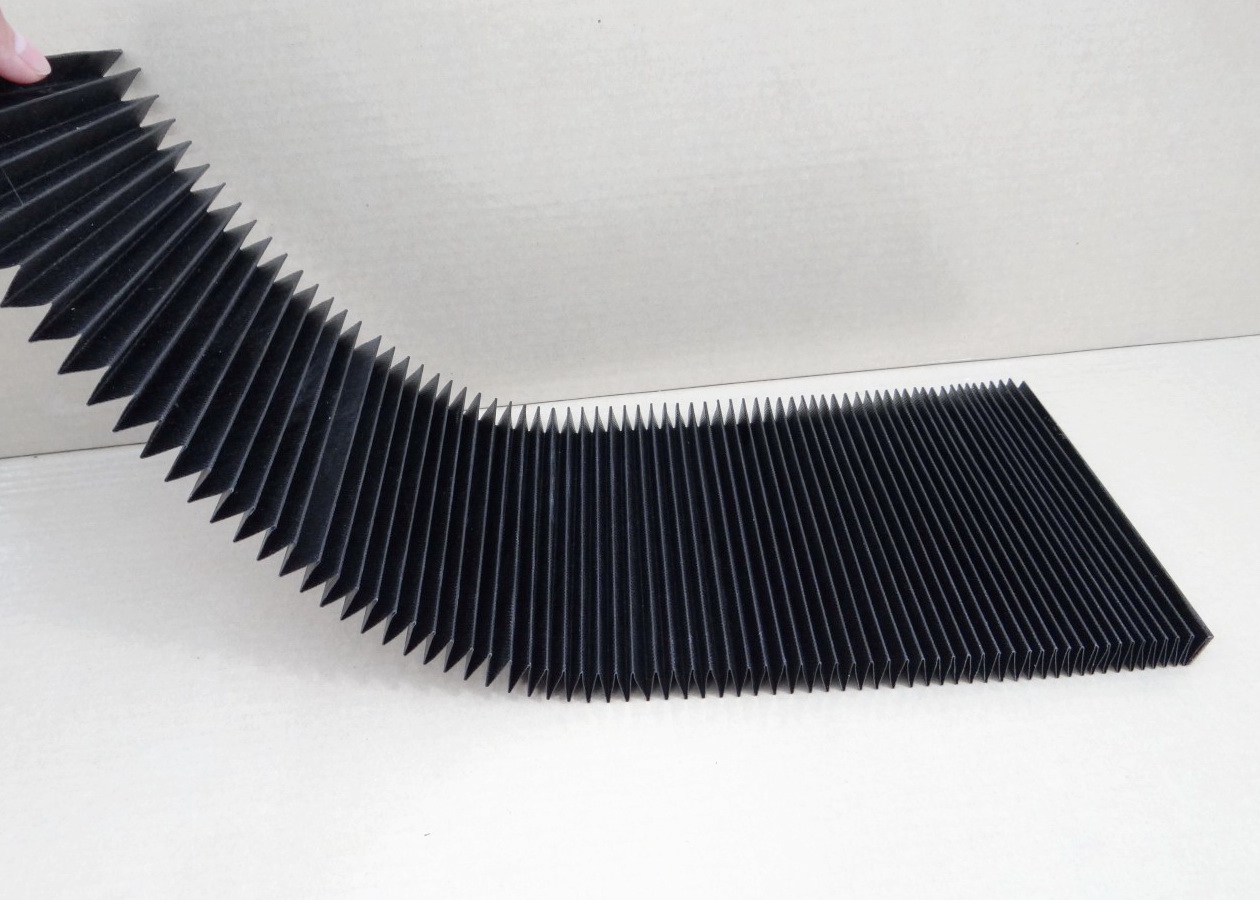 16.5 x 1.5 cm Shape Flexible Dust Protective Cover 100cm