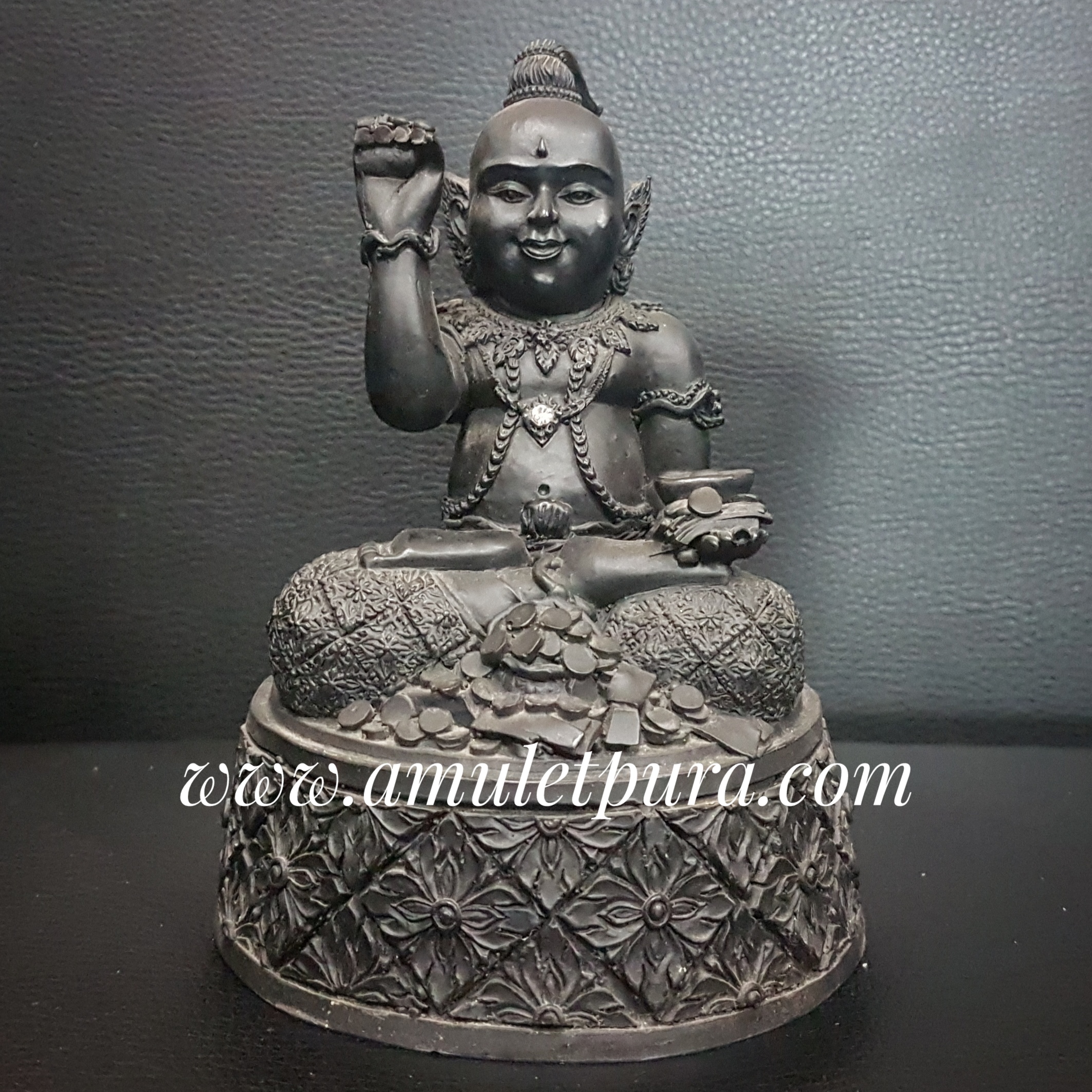 กุมารทองนามเพชร หน้าตัก 3 นิ้ว เนื้อแร่เศรษฐีผสมหินธิเบต หลวงปู่นอง วัดวังศรีทอง จ.สระแก้ว