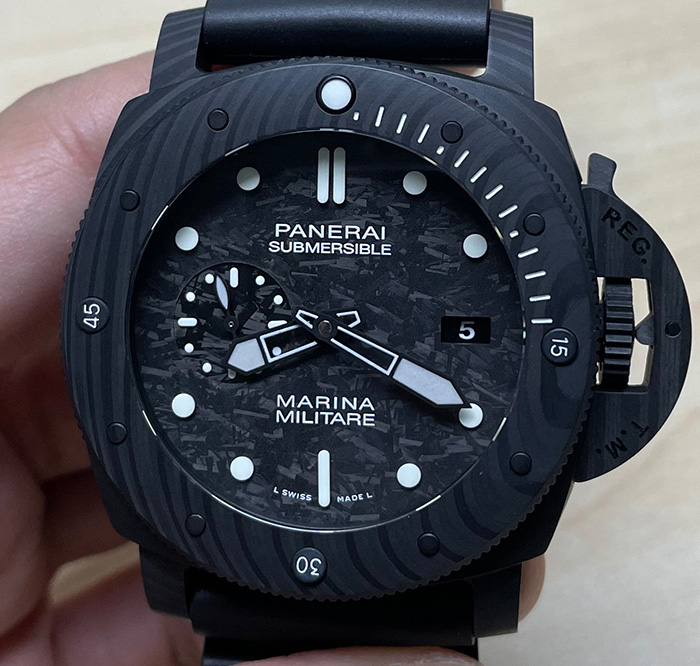 Pam979 VSF PANERAI SUBMERSIBLE CARBOTECH