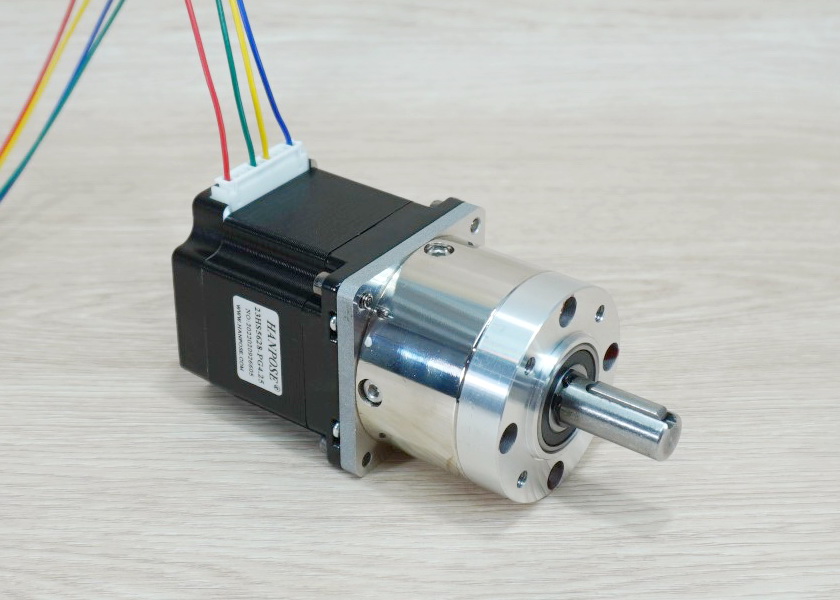 Nema23 แรงบิด 5.35N.m Shaft 12mm : Planetary Gearbox (4.25:1) + Stepper Motor (23HS5628-PG4.25)