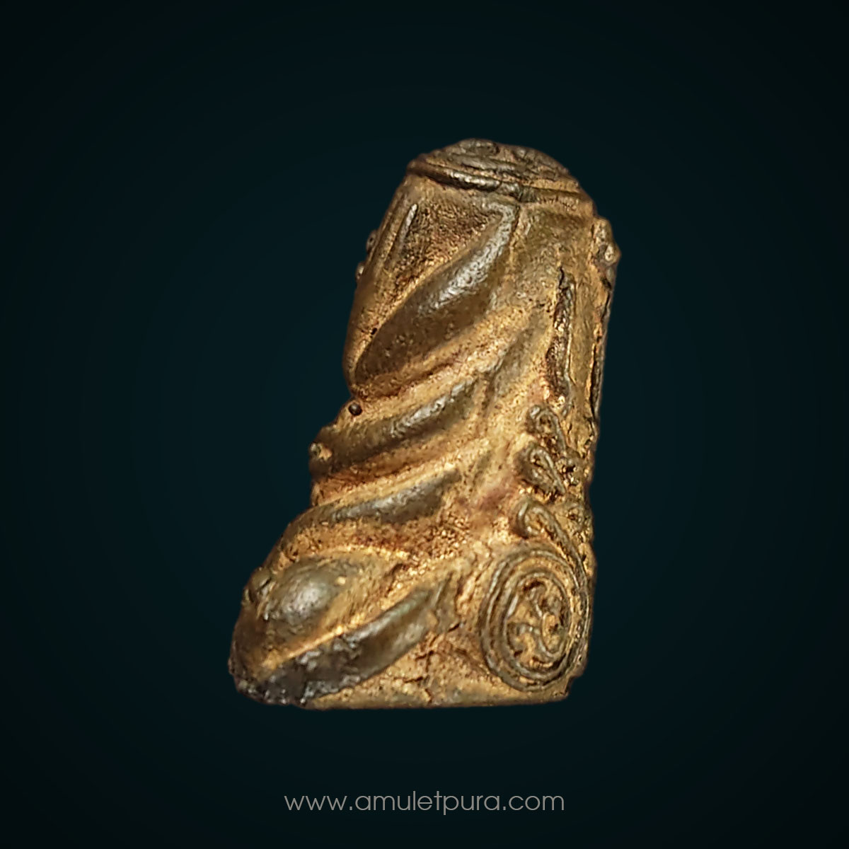 พระปิดตายันต์ยุ่ง รุ่นแรก ไปดี - มีโชค เนื้อนวโลหะเต็มสูตร ปี37 หลวงพ่อเมี้ยน วัดโพธิ์กบเจา จ.พระนครศรีอยุธยา(ตอกโค้ดด้านหลัง)