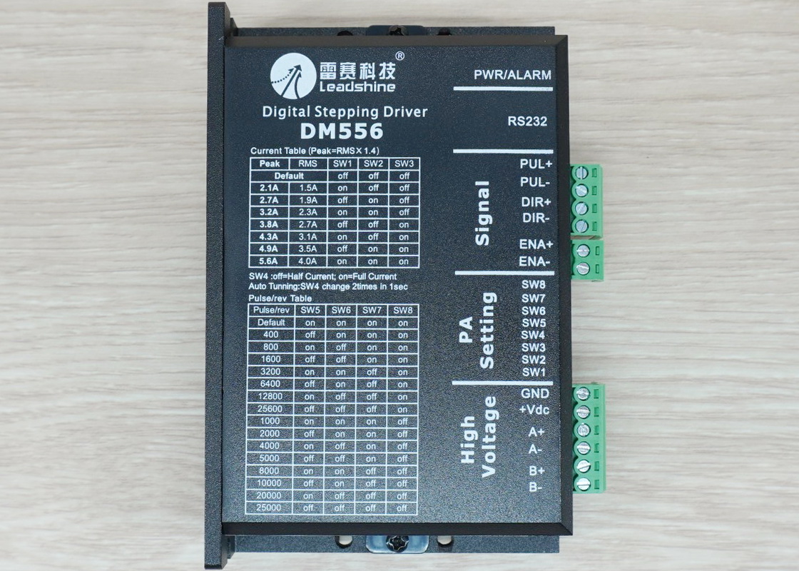 DM556 (Leadshine) Microstep Driver Peak 5.6A, 20-45 VDC 2-phase