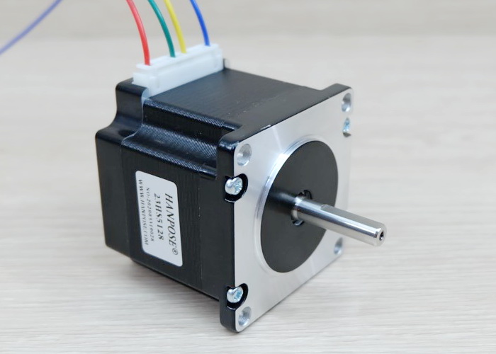 HANPOSE - Stepper Motor (Nema23) แรงบิด 1.01N.m 2.8A Shaft 6.35mm (23HS5128-6.35)