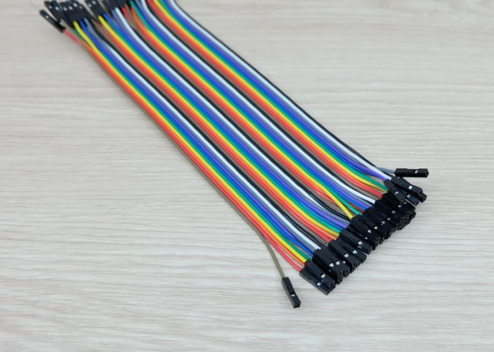 20cm Cable jumper 40P Male-Female (ผู้-เมีย)